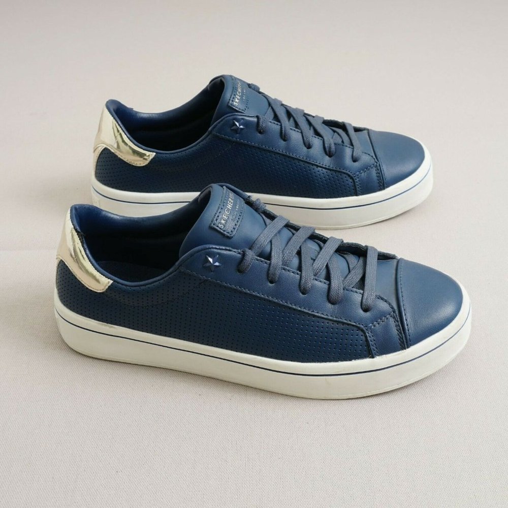 Skechers Women’s Hi-Lite Perf-Ect Leather Sneakers Size 8.5